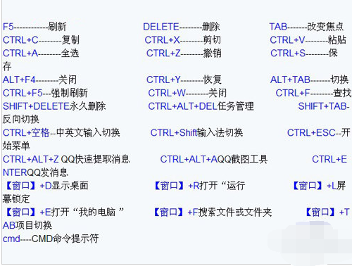 快捷键大全