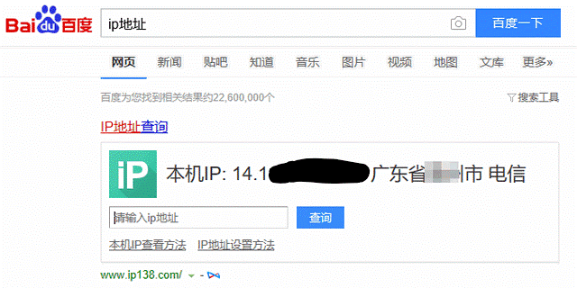 查看ip